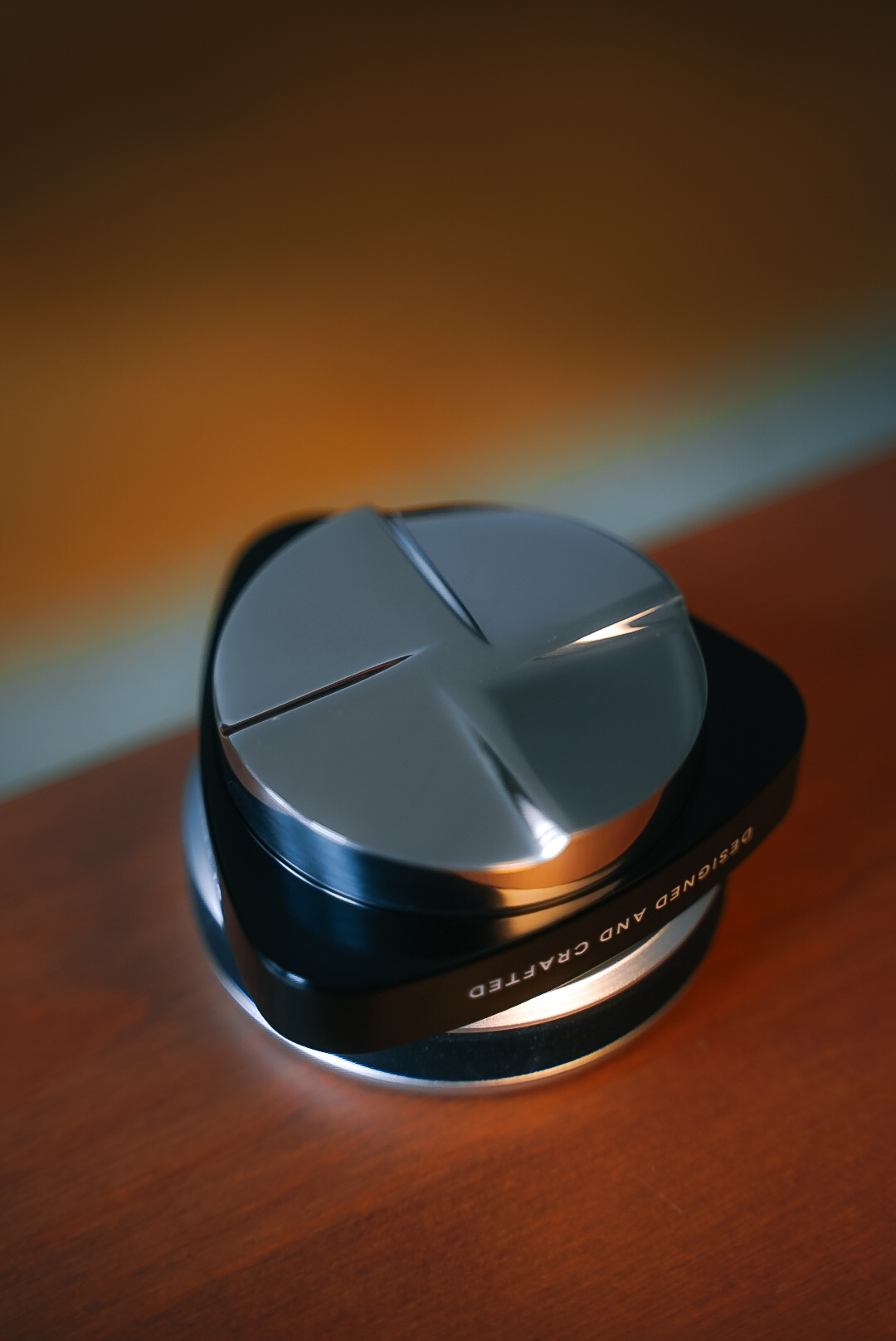 Angled view of TriSpin paddles and cross detail