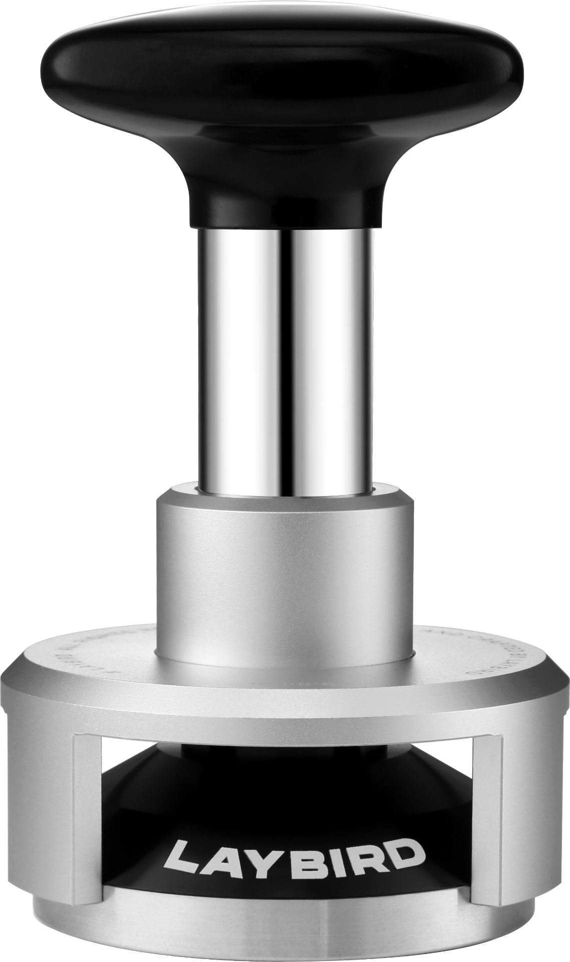 Laybird TriPress tamper — front view